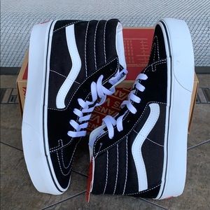 VANS SK8-Hi PLATFORM 2 Black/True White men’s